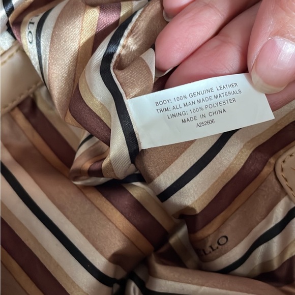 Tignanello pebbled leather handbag/shoulder bag. - Picture 5 of 7